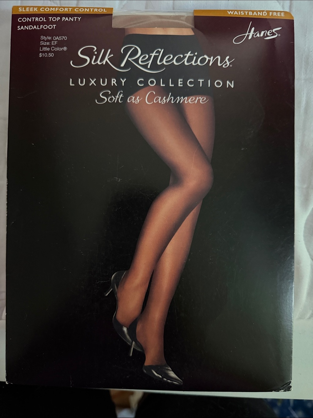 Hanes Silk Reflections Luxury Collection Pantyhose - Sheer Brown